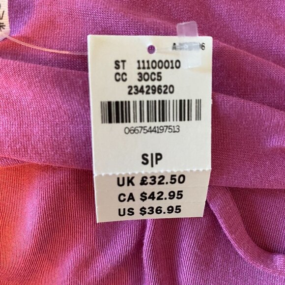 Pink Victoria's Secret Soft Criss Cross Neck Long Sleeve T-Shirt - Picture 5 of 5